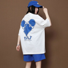 売れ筋 ゆったり Tシャツ & ショーツ セットアップ E-80109
