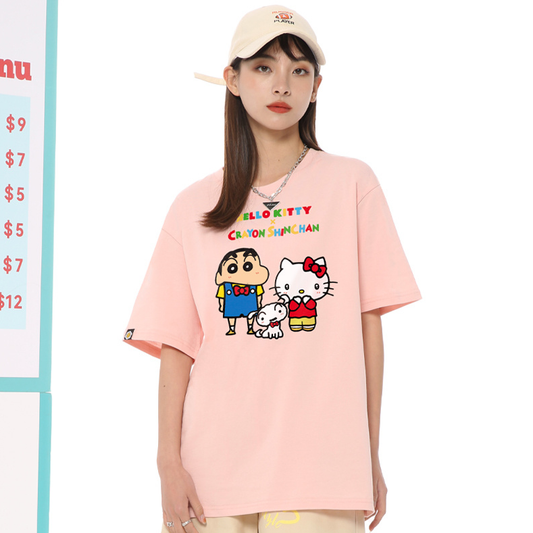 今季人気 男女兼用 カジュアル プリント Tシャツ F-13466