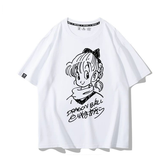 男女兼用 プリント カジュアル Tシャツ F-13473