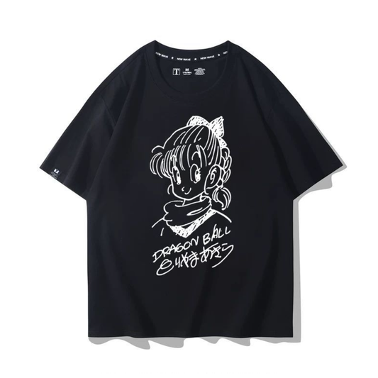 男女兼用 プリント カジュアル Tシャツ F-13473