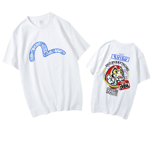 男女兼用 カジュアル プリント 夏新作 Tシャツ F-13475