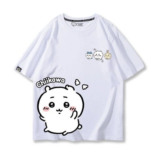 男女兼用 プリント 半袖 シンプル Tシャツ F-13483