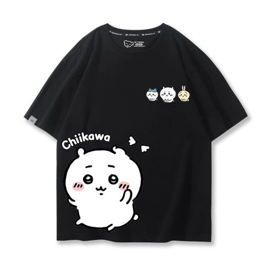 男女兼用 プリント 半袖 シンプル Tシャツ F-13483