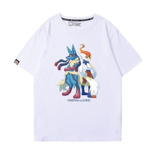 トレンドアイテム  男女兼用 プリント 半袖 シンプル Tシャツ F-13484