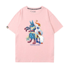 トレンドアイテム  男女兼用 プリント 半袖 シンプル Tシャツ F-13484