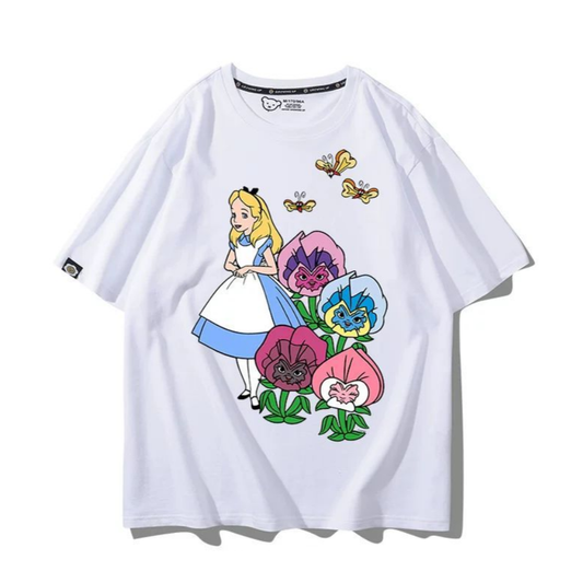 今季人気 男女兼用 プリント 半袖 カジュアル Tシャツ F-13491