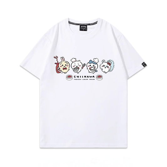 大流行新作 男女兼用 プリント 半袖 カジュアル Tシャツ F-13505