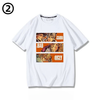 人気高い 男女兼用 カジュアル プリント 半袖 Tシャツ F-13517