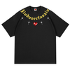 男女兼用 ハートプリント ストリート系 着痩せ Tシャツ F-13531