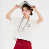 カジュアル 丸首 プリント 半袖 Tシャツ F-13545