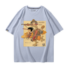 【半額！8月31日まで】男女兼用 トレンドアイテム  プリント 半袖 Tシャツ F-13555