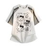 【半額！8月31日まで】存在感抜群 ゆったり 配色 Tシャツ F-13556