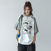 【半額！8月31日まで】存在感抜群 ゆったり 配色 Tシャツ F-13556