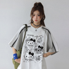 【半額！8月31日まで】存在感抜群 ゆったり 配色 Tシャツ F-13556