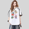 【半額！8月31日まで】人気上昇中 ゆったり 配色 Tシャツ F-13557