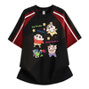 【半額！8月31日まで】人気上昇中 ゆったり 配色 Tシャツ F-13557