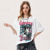 男女兼用 大人気 プリント 半袖 Tシャツ F-13577