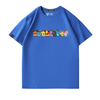 【半額！8月31日まで】男女兼用 カジュアル プリント 半袖 Tシャツ F-13588