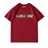 【半額！8月31日まで】男女兼用 カジュアル プリント 半袖 Tシャツ F-13588