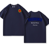【半額！8月31日まで】男女兼用 合わせやすい プリント 半袖 Tシャツ F-13591