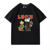 男女兼用 プリント カジュアル 半袖 Tシャツ F-13594