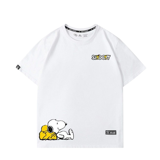男女兼用 カジュアル プリント 半袖 Tシャツ F-13609