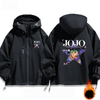 【薄手/厚手】トレンド感UP 男女兼用 ストリート プリント フード付き マウンテンパーカー F-13716
