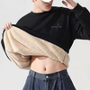 【ぬくぬく裏起毛】暖かい オーバーサイズ シンプル 男女兼用 スウェット U-13781