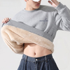 【ぬくぬく裏起毛】暖かい オーバーサイズ シンプル 男女兼用 スウェット U-13781