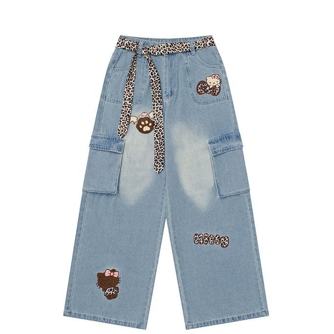 着回し力抜群 売り切れ必至 プラスベルベット 2色選択 デニム ワイドパンツE-12349