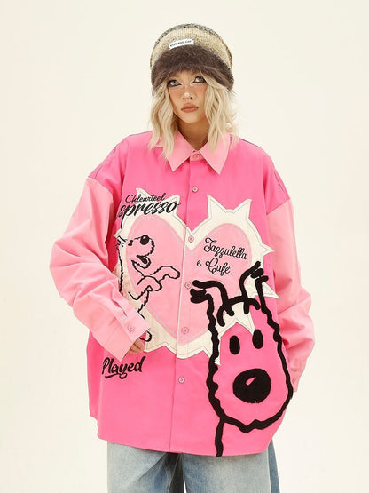 ベストセラーアイテム！ファッション感満々 切り替え アバンギャルド 2色選択 Tシャツ E-9506