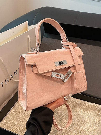 韓国風ファッション 気質アップ おしゃれ度高め エレガント 5色選択可 ショルダーバッグ メッセンジャーバッグE-9896