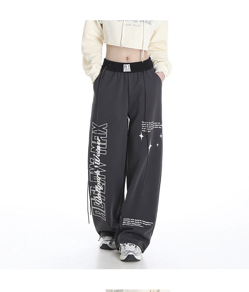 人気上昇中 オシャレ 都市ファッショ デザイン 2色 ジョガーパンツ E-9761