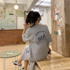 美人度アップ チャーミング プリント Tシャツ カットソー ワンピース＜ins-3602＞
