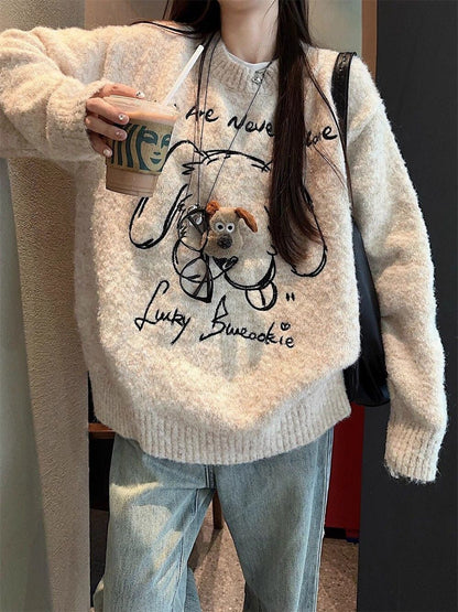 主役級の存在感！絶対欲しい 肌触り抜群 高見えデザイン ニットトップスE-9914