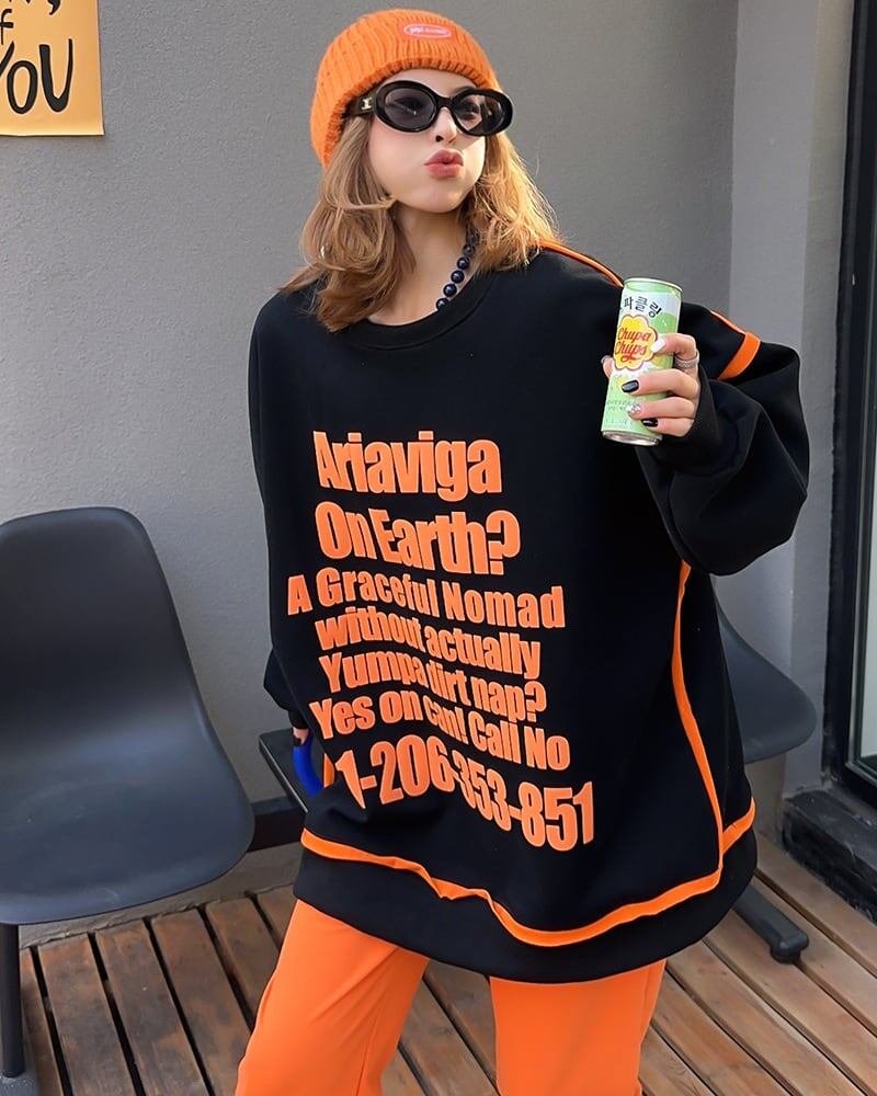 【半額！期間限定！！】絶対流行 ストリート 個性派 上質 スウェットE-6278