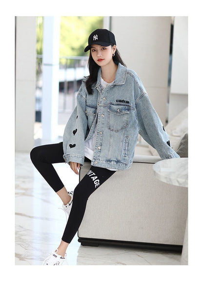 話題沸騰中 ファッション感満々 気質アップ デニム ジャケット E-9441