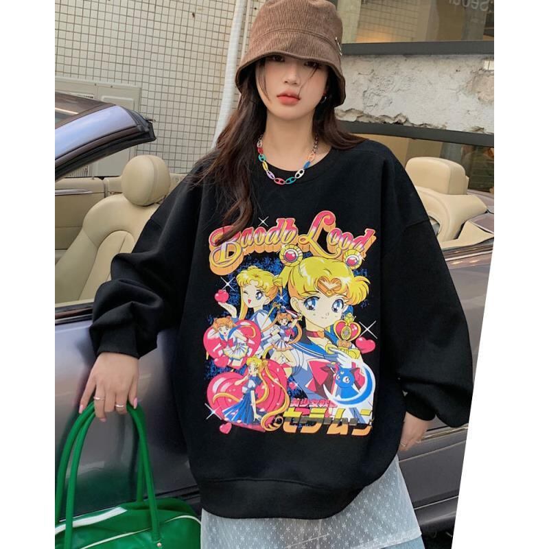 絶対欲しい 大人可愛い おしゃれ度高め 着心地良い カジュアル 4色選択 スウェットE-9341