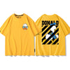 男女兼用 プリント 半袖 Tシャツ E-13187