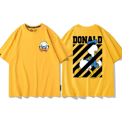 男女兼用 プリント 半袖 Tシャツ E-13187