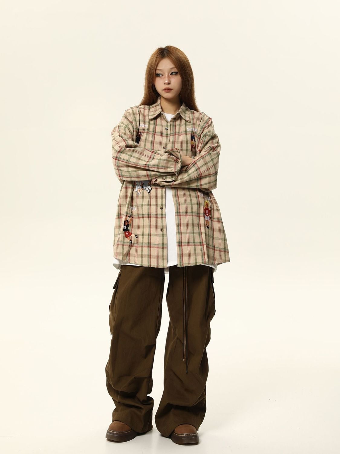 大活躍 個性派 ファッション シャツE-6520