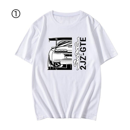 ファッション プリントロゴ 半袖 Tシャツ-A2403
