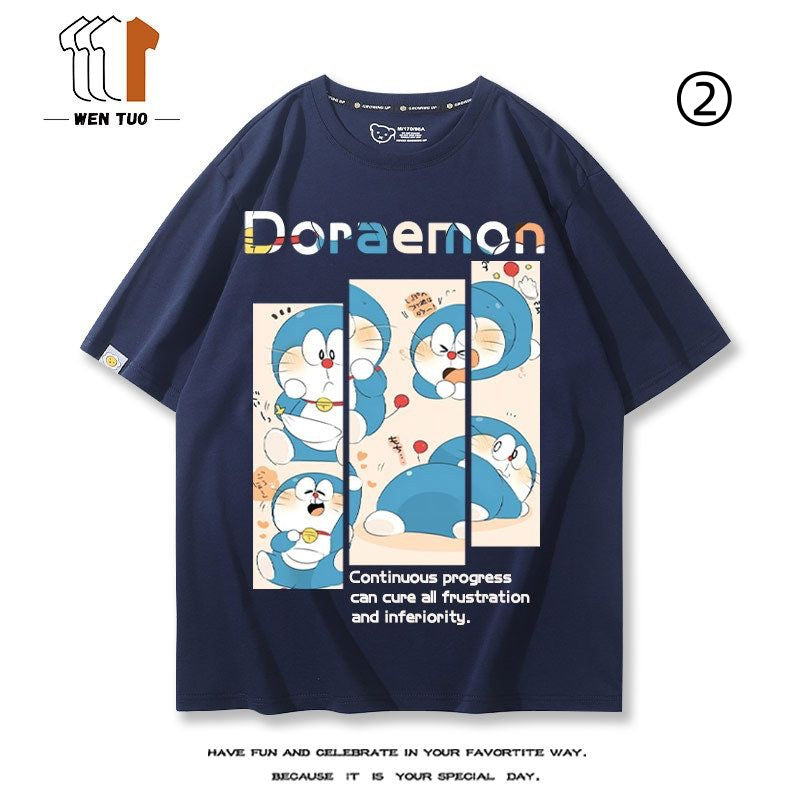 定番シンプル　着回し力抜群　おすすめ プリントロゴ 半袖 Tシャツ-A2535