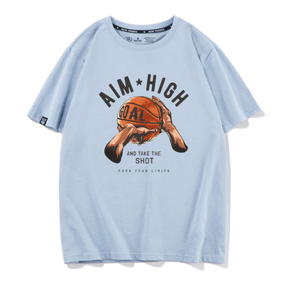 絶対欲しい 大活躍  おすすめ プリントロゴ 半袖 Tシャツ-A2645