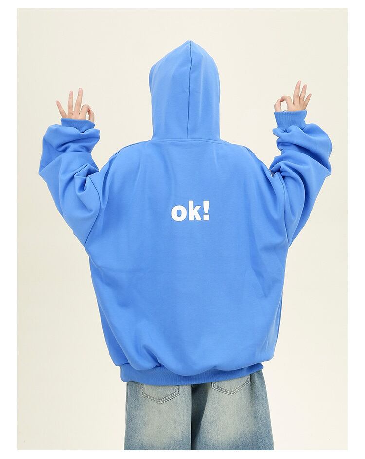 【裏起毛】都市ファッショ デザイン オシャレ ファッション感満々 カジュアル プリント2色選択 パーカーE-10612