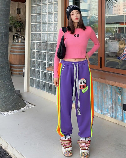 【裏起毛】絶対欲しい ファッション 個性派 スポーツパンツE-5847