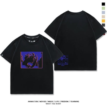 今季マストバイ  好感度UP  売れ筋   おすすめ プリントロゴ 半袖 Tシャツ-A2564