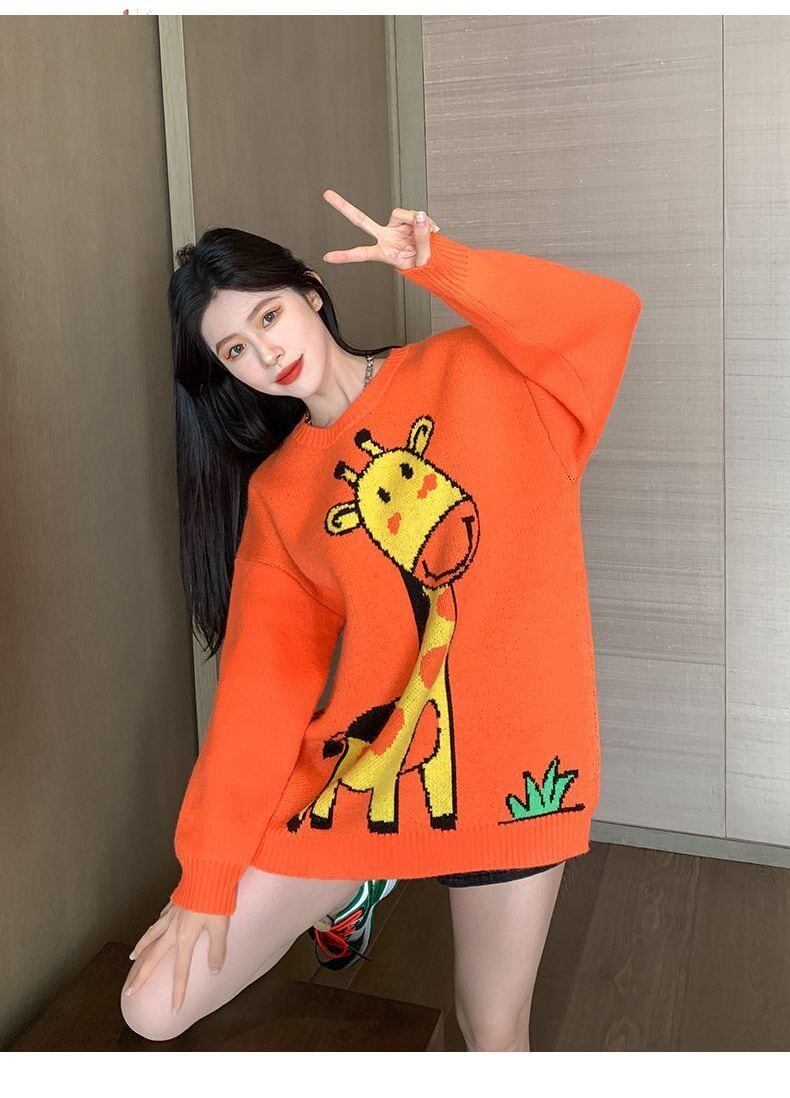 売り切れ必至 デザインも可愛く、細見えする 柔らかくて優しい印象 ニットトップスE-9927