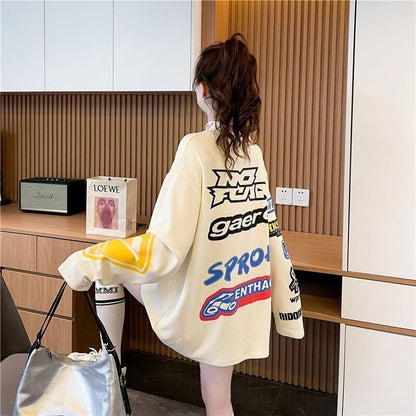 美人度アップ 2色選択 リラックス感のある カジュアル ニットE-10303