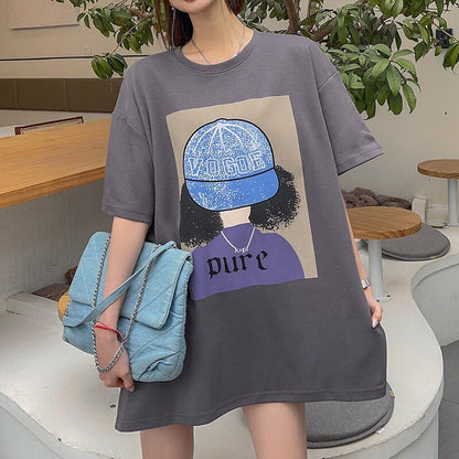 話題沸騰中 都市ファッショ 流行新作 オシャレ デザイン プリント全6色 半袖TシャツE-9108